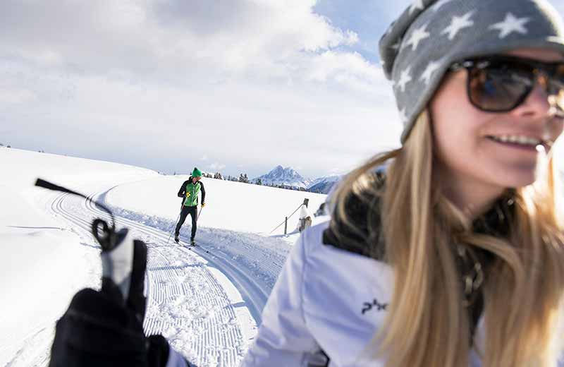 Langlaufloipe Rundloipe Vals